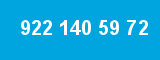 922 140 59 72